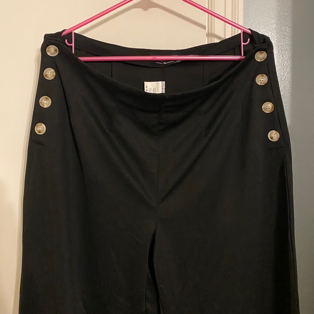 Pull on slouchy dress pants